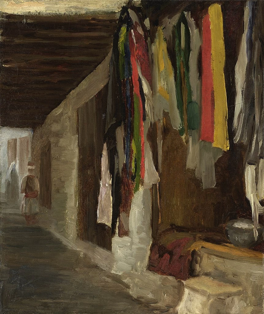 Nel Souk di Algeri, la bottega del tintore - Fondation Custodia, Parigi